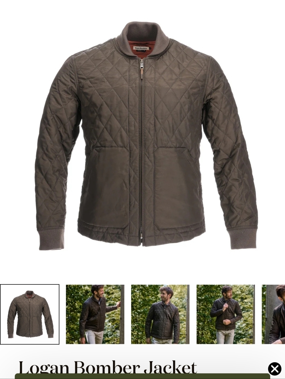 Tom Beckbe Logan Bomber Jacket
